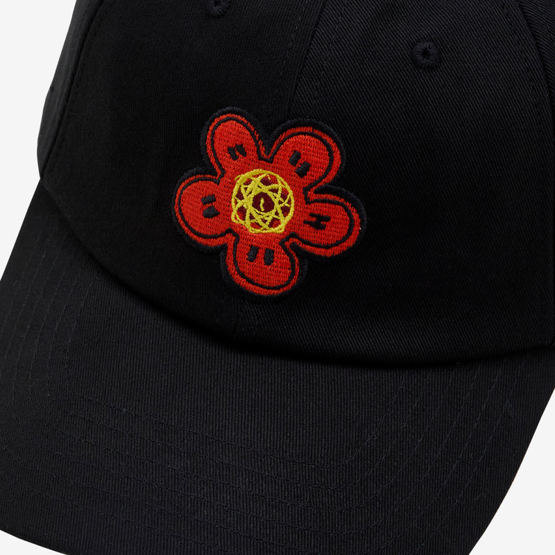 'KENZO x Futura 2000' Embroidered Flower Cap Black Headwear