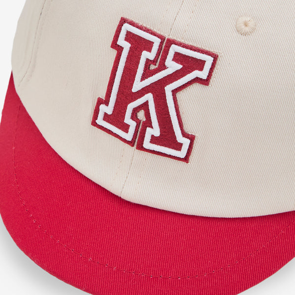 Short Visor Baseball Cap Cherry Headwear