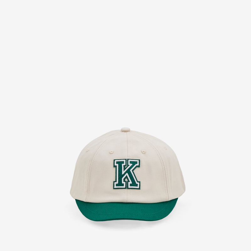Short Visor Baseball Cap Grass Green Headwear