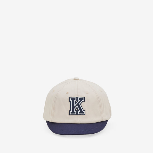 Short Visor Baseball Cap Navy Blue Headwear