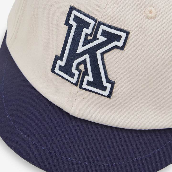 Short Visor Baseball Cap Navy Blue