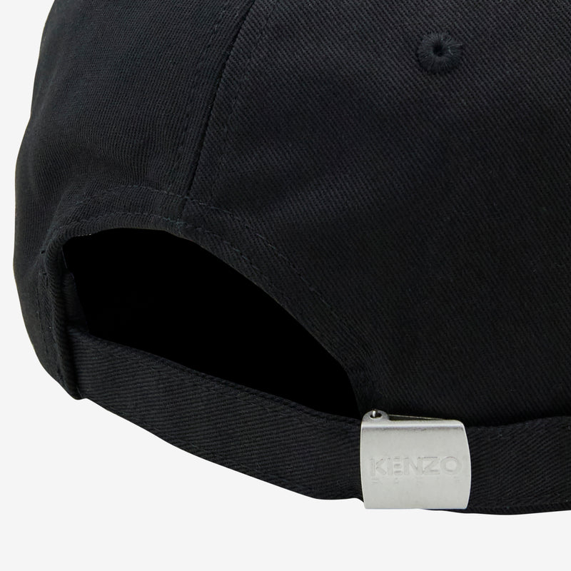 'KENZO UTILITY' Embroidered Cap Black Headwear