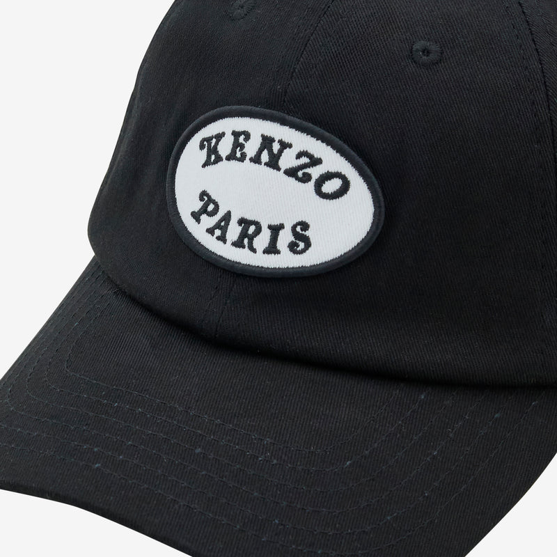 'KENZO VERDY MARKET' Embroidered Cap Black Headwear