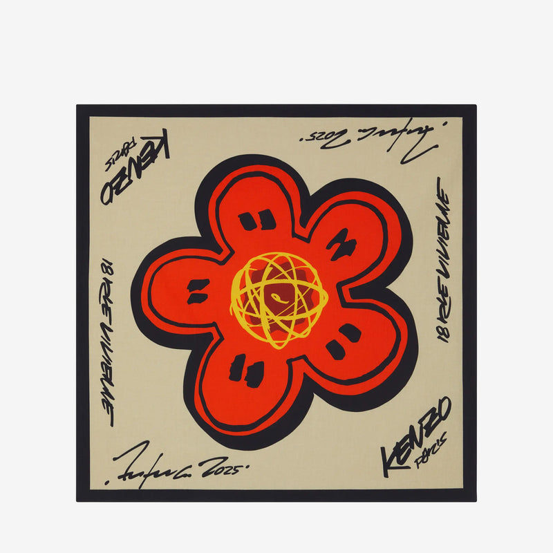 'KENZO x Futura 2000' Bandana Cream Accessories