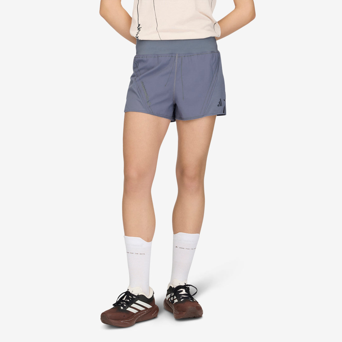 Song for the Mute x Women's adi365 Running Shorts 3" Onix Shorts