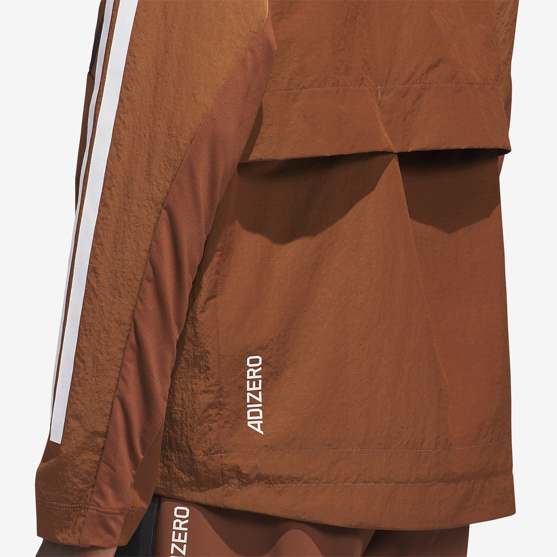 Pharrell Williams x Humanrace Adizero Running Jacket Preloved Brown Jackets
