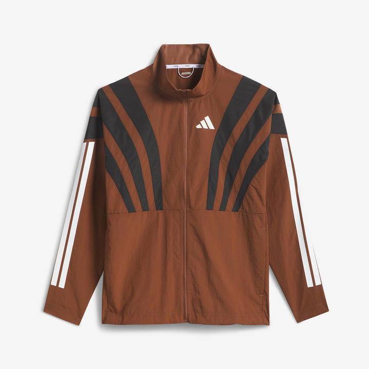 Pharrell Williams x Humanrace Adizero Archive Running Jacket Preloved Brown Front