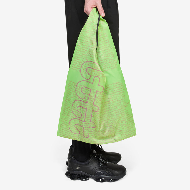 LTTT x Times Reusable Bag Black | Lime Bags