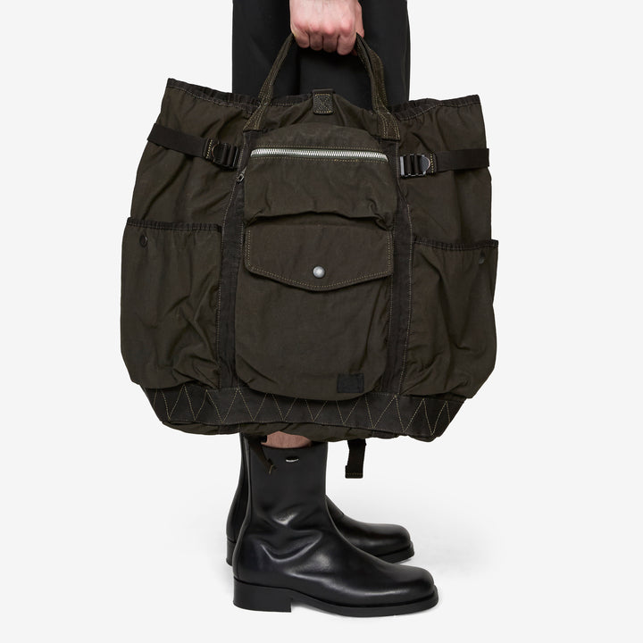 Crag 2-Way Rucksack Khaki Front