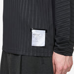 AuraLite™ Pleated Long T-Shirt Black