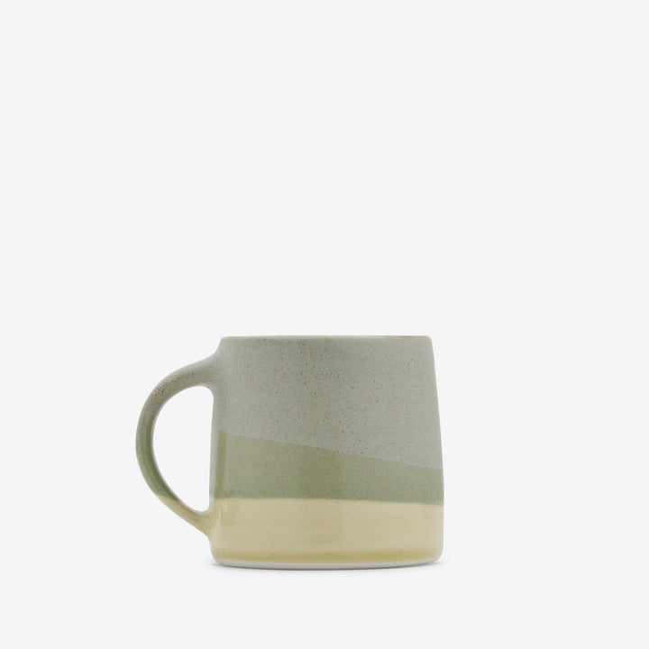 SCS-S03 Mug 320mL Moss Green | Yellow Front
