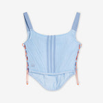 Miaou x Women's Corset Clear Blue