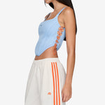 Miaou x Women's Corset Clear Blue