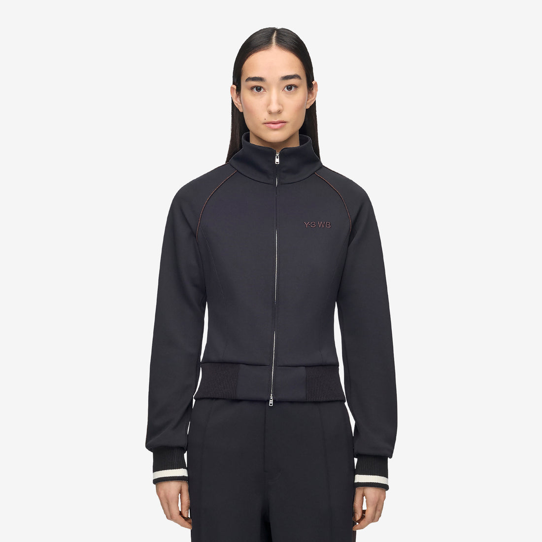 Y-3 x Wales Bonner x Women's Track Jacket Black Jackets