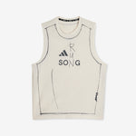 Song for the Mute x adi365 Running Tank Top Chalk White