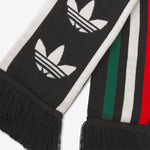 Willy Chavarria x Soccer Scarf Black | Better Scarlet | Collegiate Green