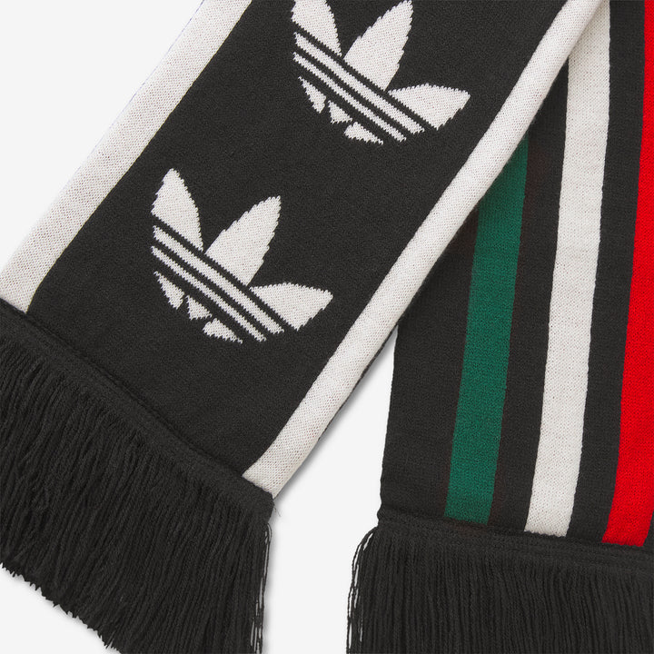 Willy Chavarria x Soccer Scarf Black | Better Scarlet | Collegiate Green