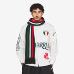 Willy Chavarria x Soccer Scarf Black | Better Scarlet | Collegiate Green