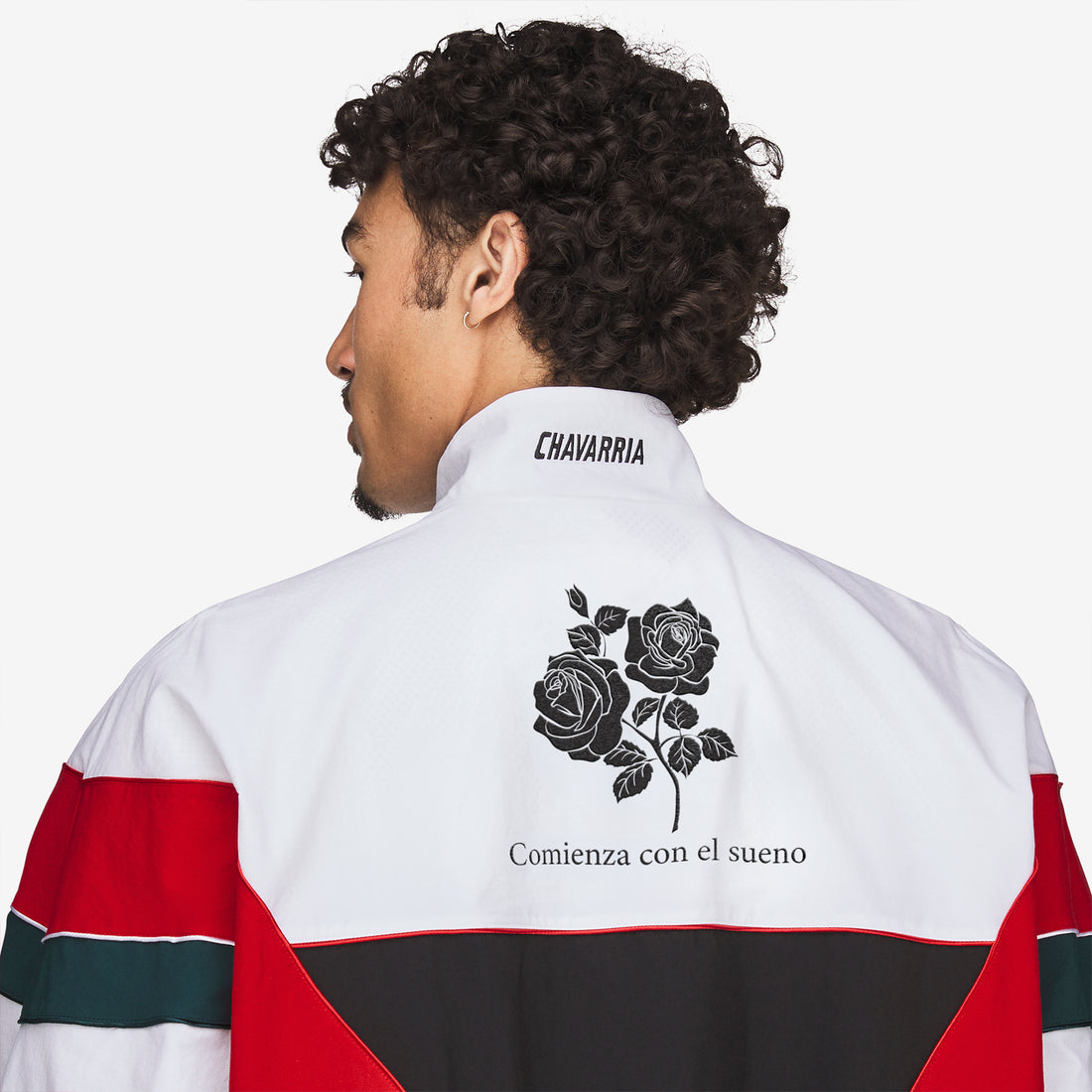 Willy Chavarria x CDM Woven Track Jacket White | Black Jackets