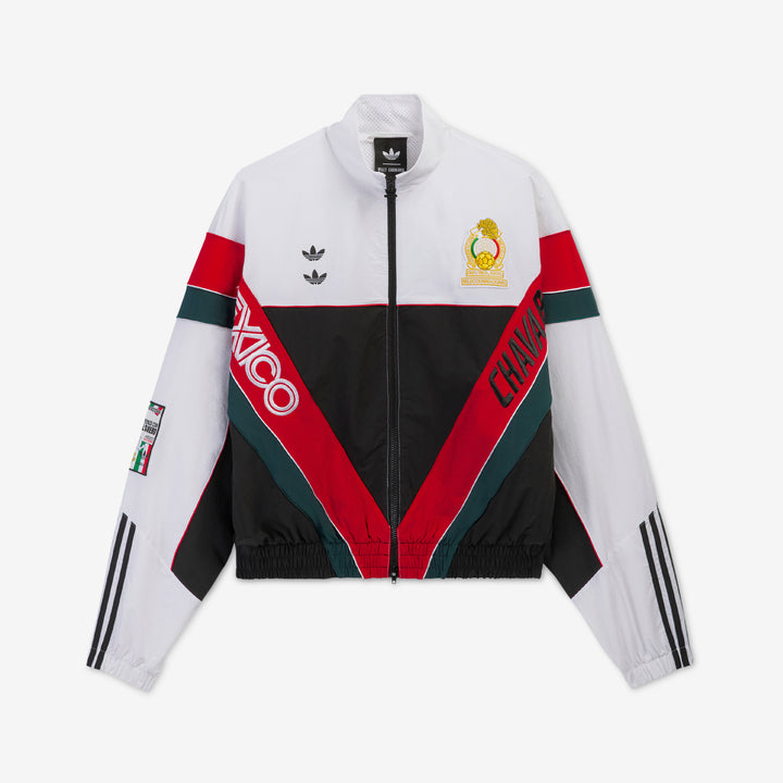 Willy Chavarria x CDM Woven Track Jacket White | Black Front