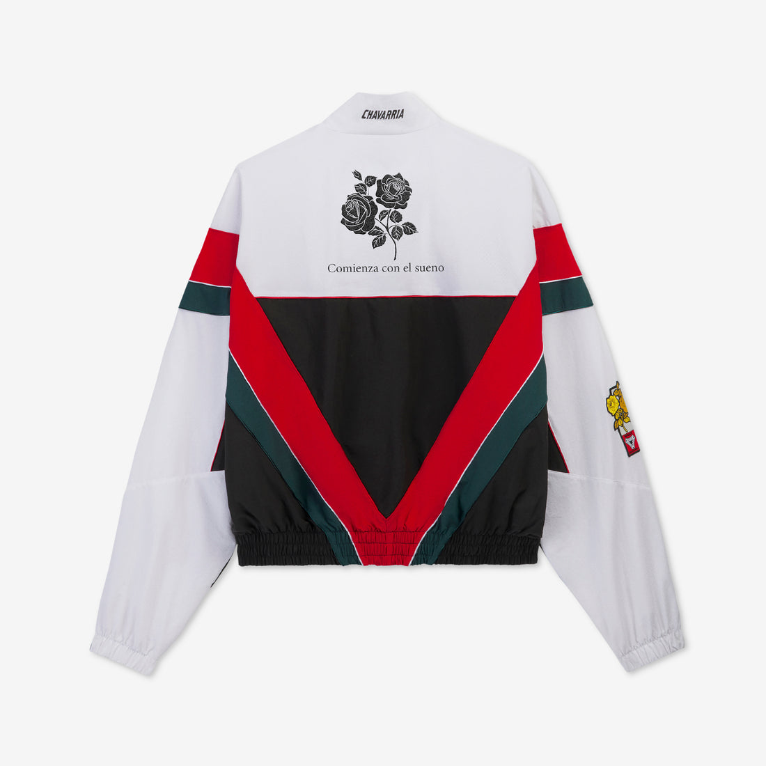 Willy Chavarria x CDM Woven Track Jacket White | Black Jackets