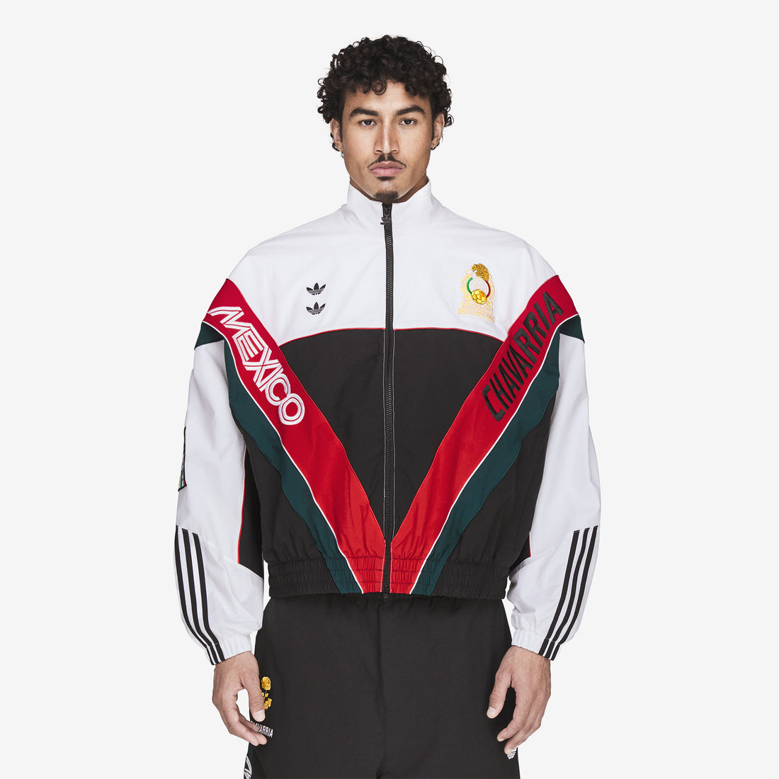 Willy Chavarria x CDM Woven Track Jacket White | Black Jackets