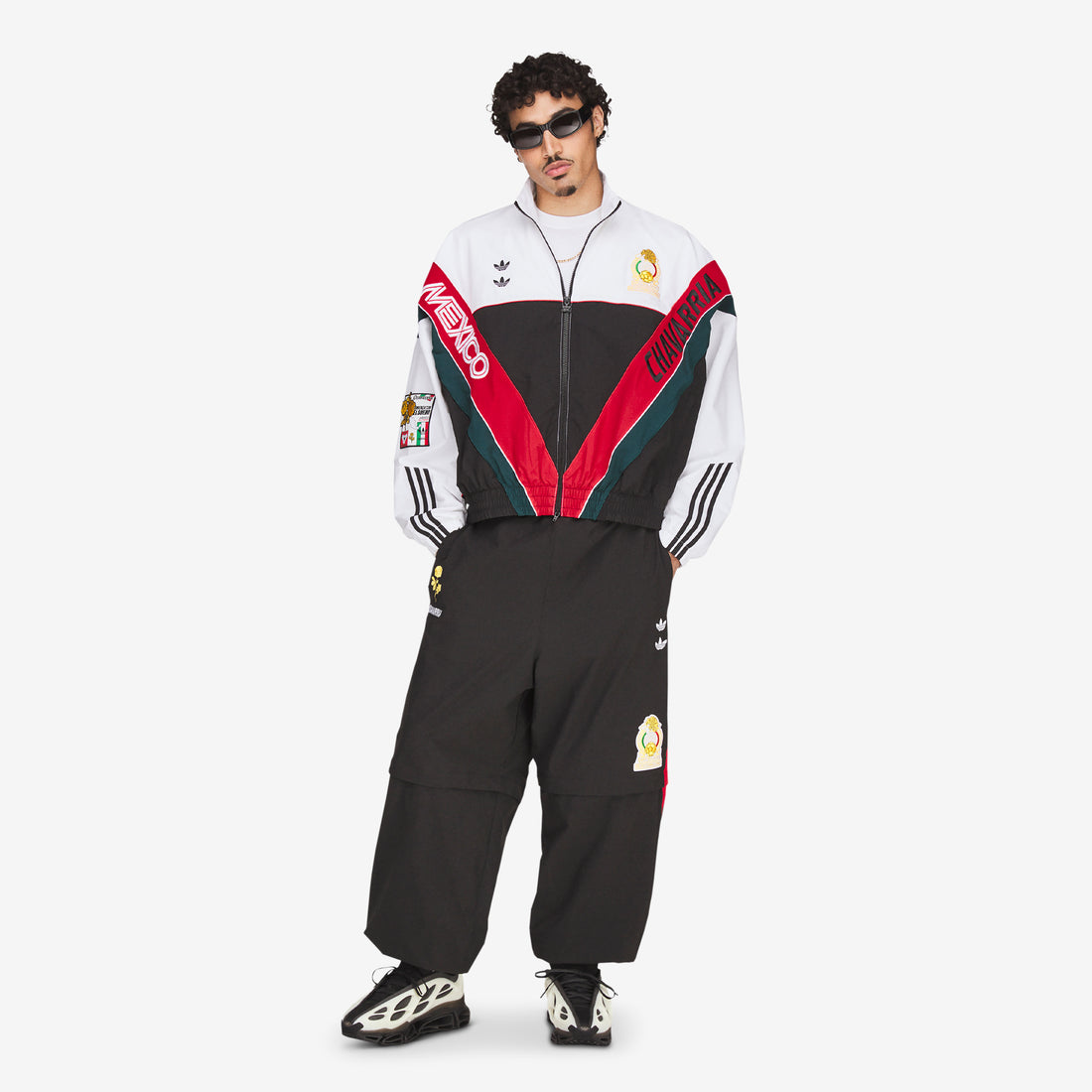 Willy Chavarria x CDM Woven Track Jacket White | Black Jackets