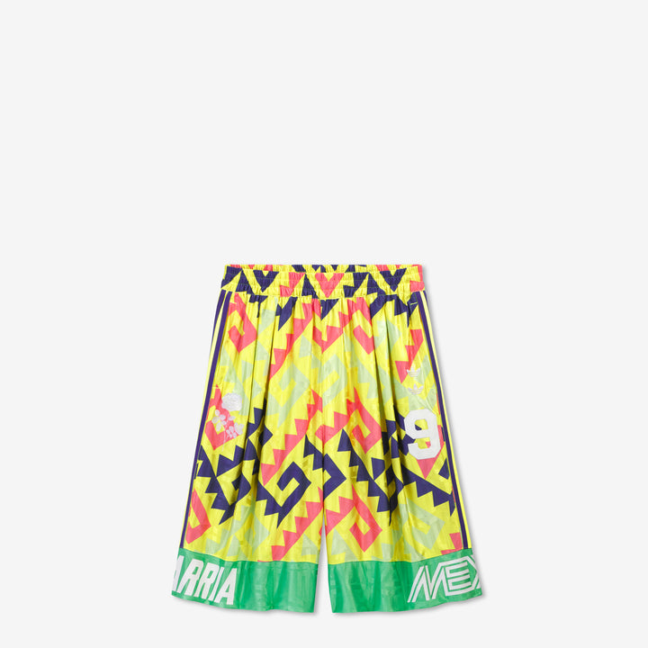 Willy Chavarria x AOP Goalkeeper Short Solar Lemon | Pure Purple | Solar Turbo Front