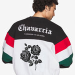 Willy Chavarria x Fleece Crewneck Sweatshirt Black | White