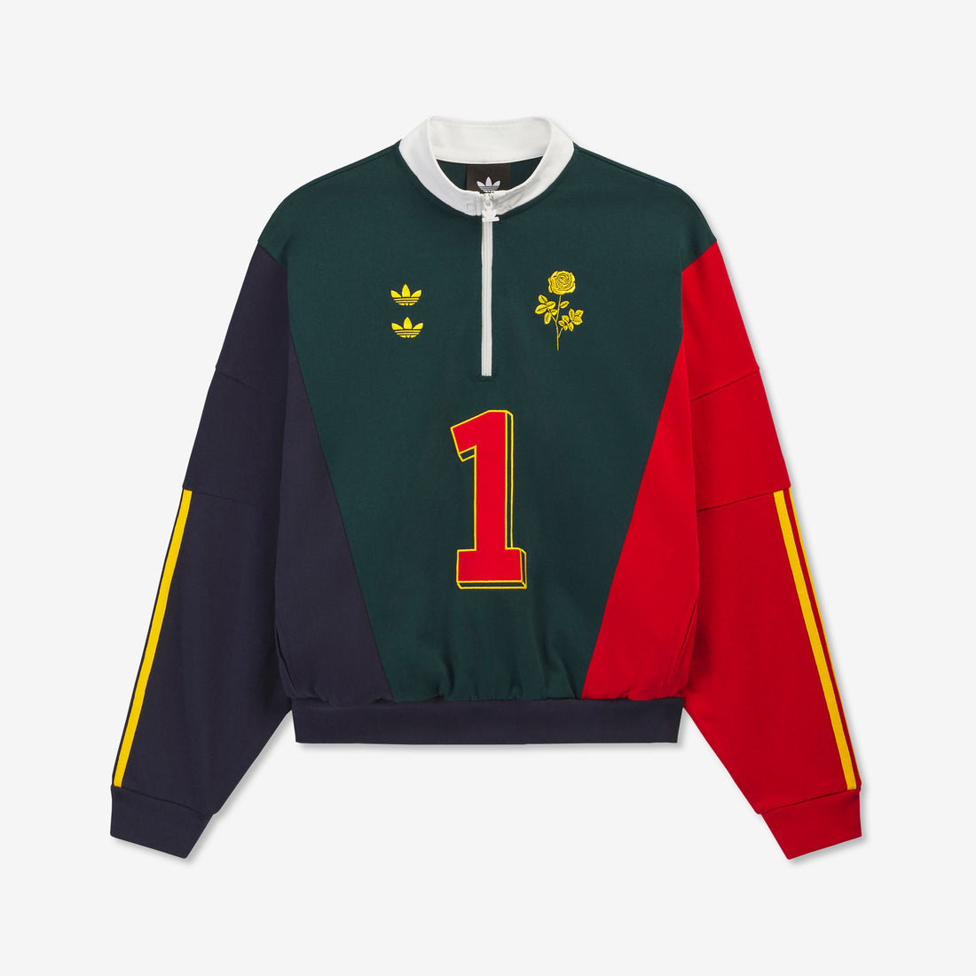Willy Chavarria x Watsonville Quarter Zip Aurora Ivy | Legend Ink | Better Scarlet Jumpers