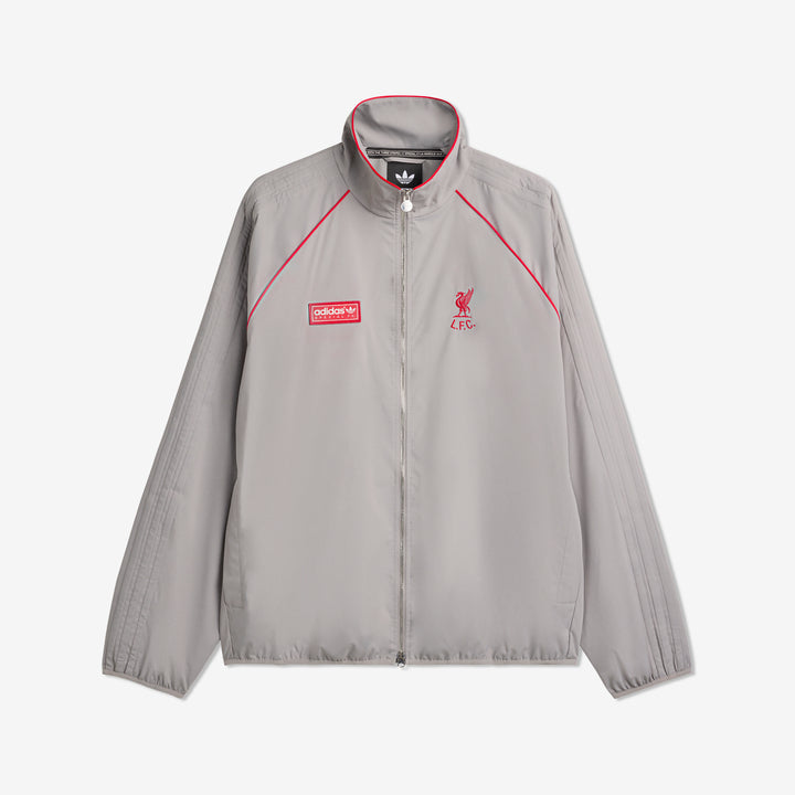 SPZL F.C. Liverpool Track Top Dove Grey Front