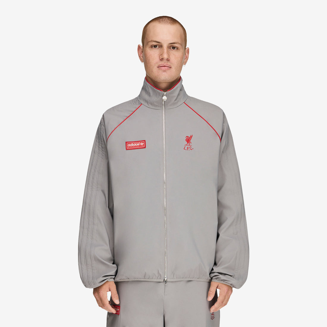 SPZL F.C. Liverpool Track Top Dove Grey Jackets