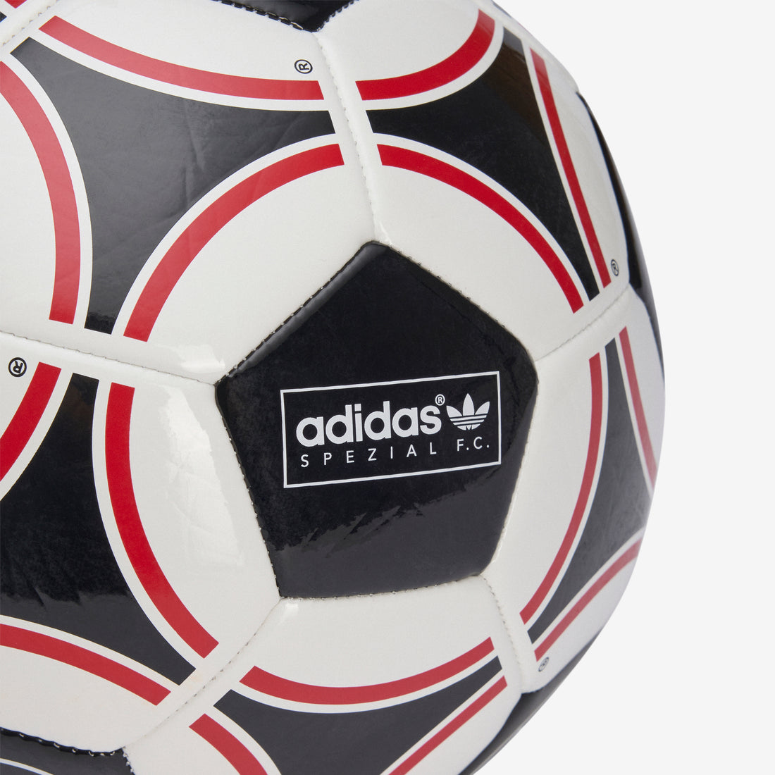 SPZL F.C. Ball Chalk White | Black | Better Scarlet Lifestyle