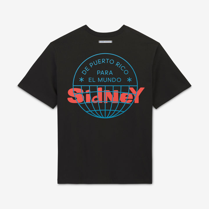 Para Bad Bunny Sidney T-Shirt Black Front