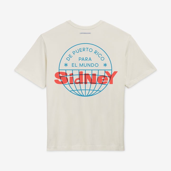 Para Bad Bunny Sidney T-Shirt Cream White Front