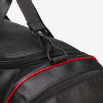 Willy Chavarria x Premium Leather Gym Bag Black