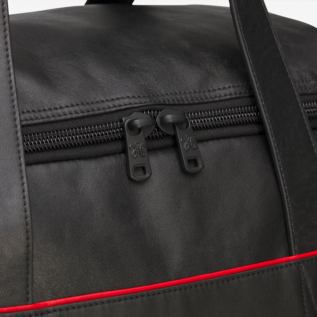 Willy Chavarria x Premium Leather Gym Bag Black Bags