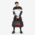 Willy Chavarria x Premium Leather Gym Bag Black