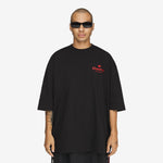 Willy Chavarria x Dark Rose T-Shirt Black | Red