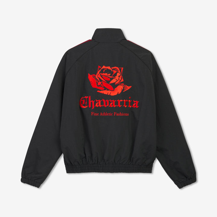 Willy Chavarria x Woven Track Jacket Black