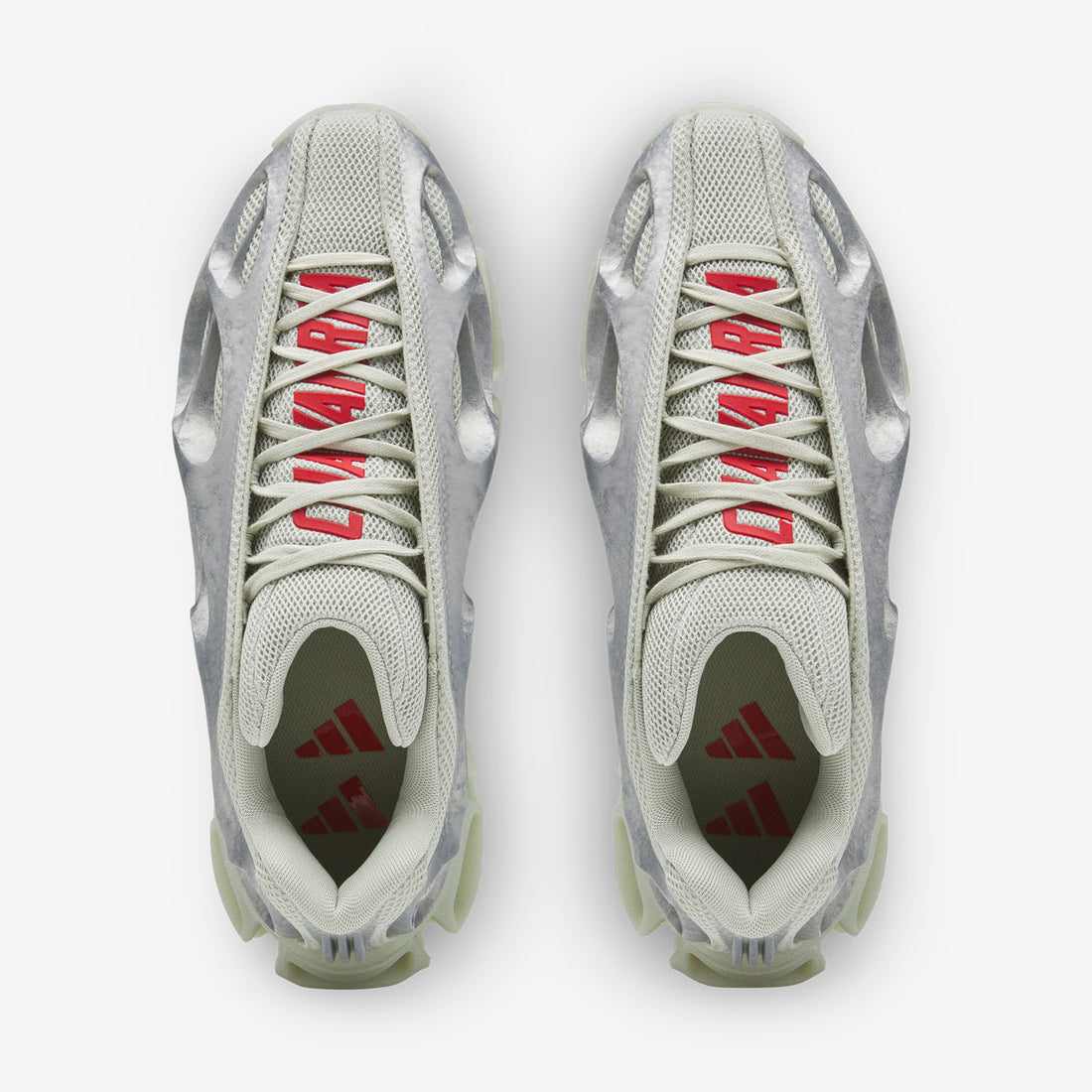 Willy Chavarria x Megaride Bones Halo Green | Silver Metallic | Better Scarlet Footwear