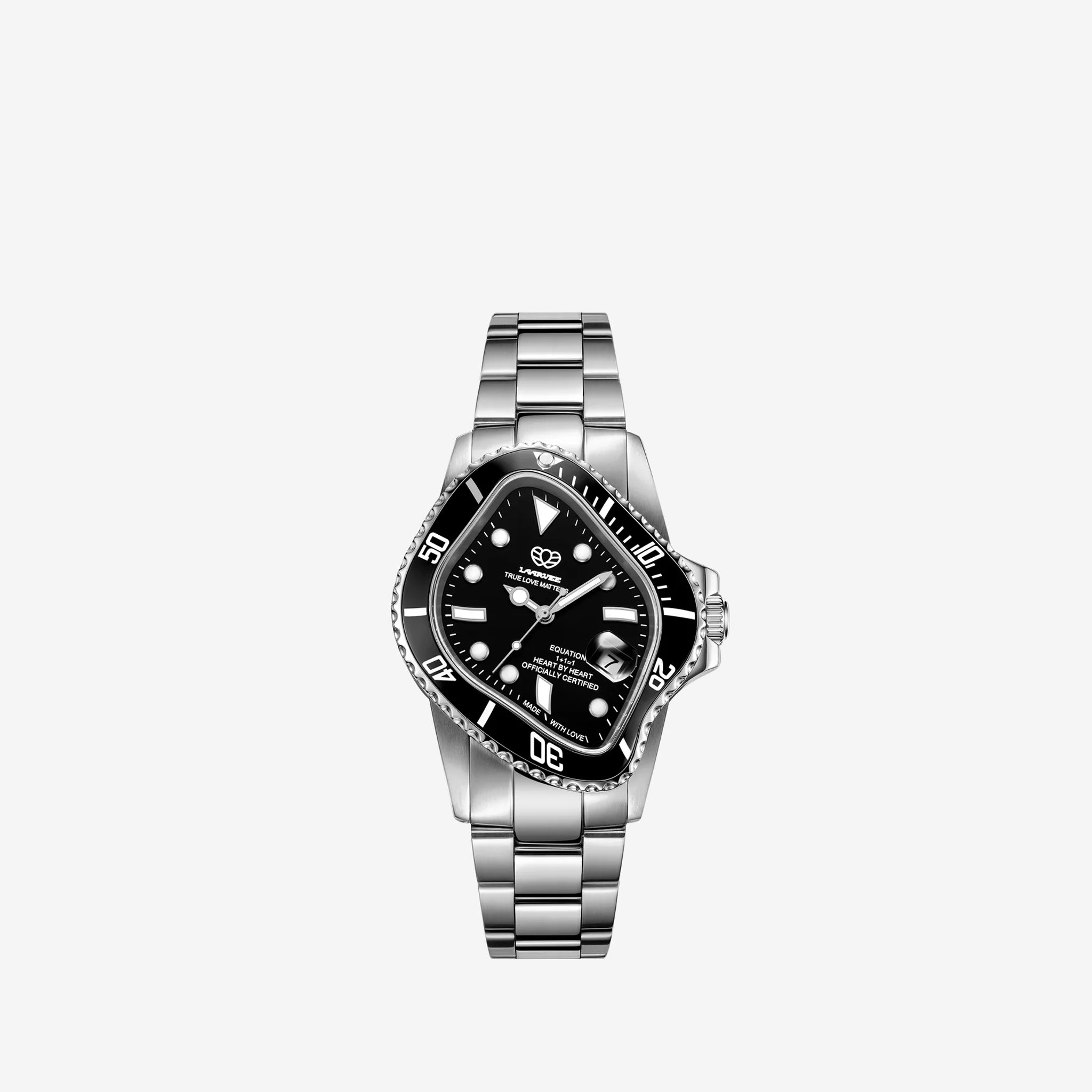 【ラスト最終値下】LAARVEE BLACK BEZEL×BLACK DIAL ラスト最終値下】LAARVEE BLACK BEZEL×BLACK DIAL - 時計安く