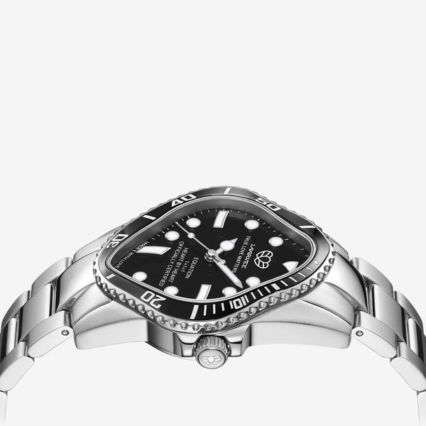 PEA101 Silver Precision Steel | Black Bezel | Black Dial 32mm Jewellery