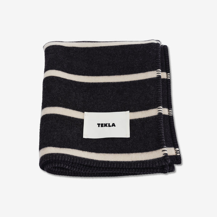 Lambswool Blanket Starling Stripes