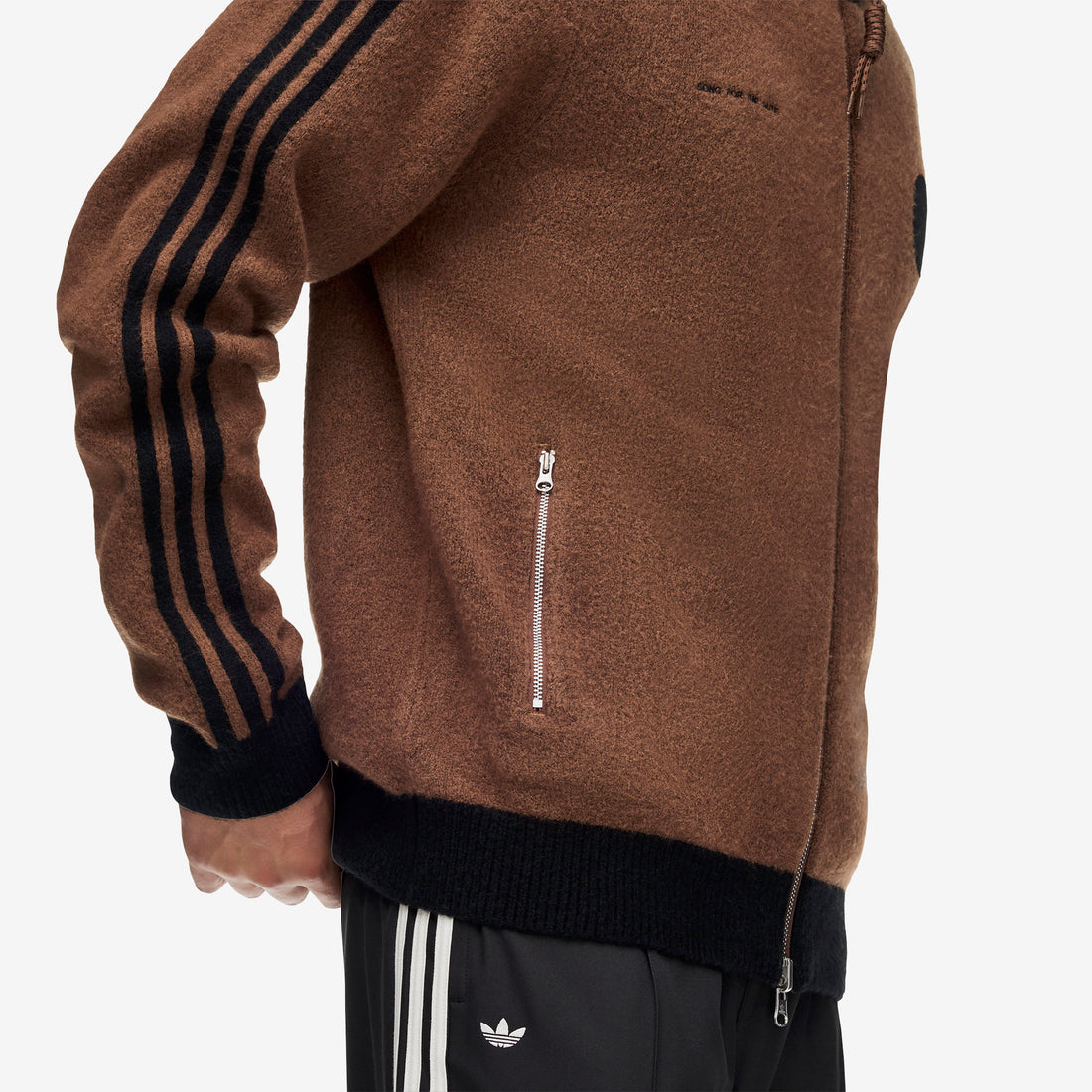 Song for the Mute x Adi008 Knit Jacket Preloved Brown Jackets