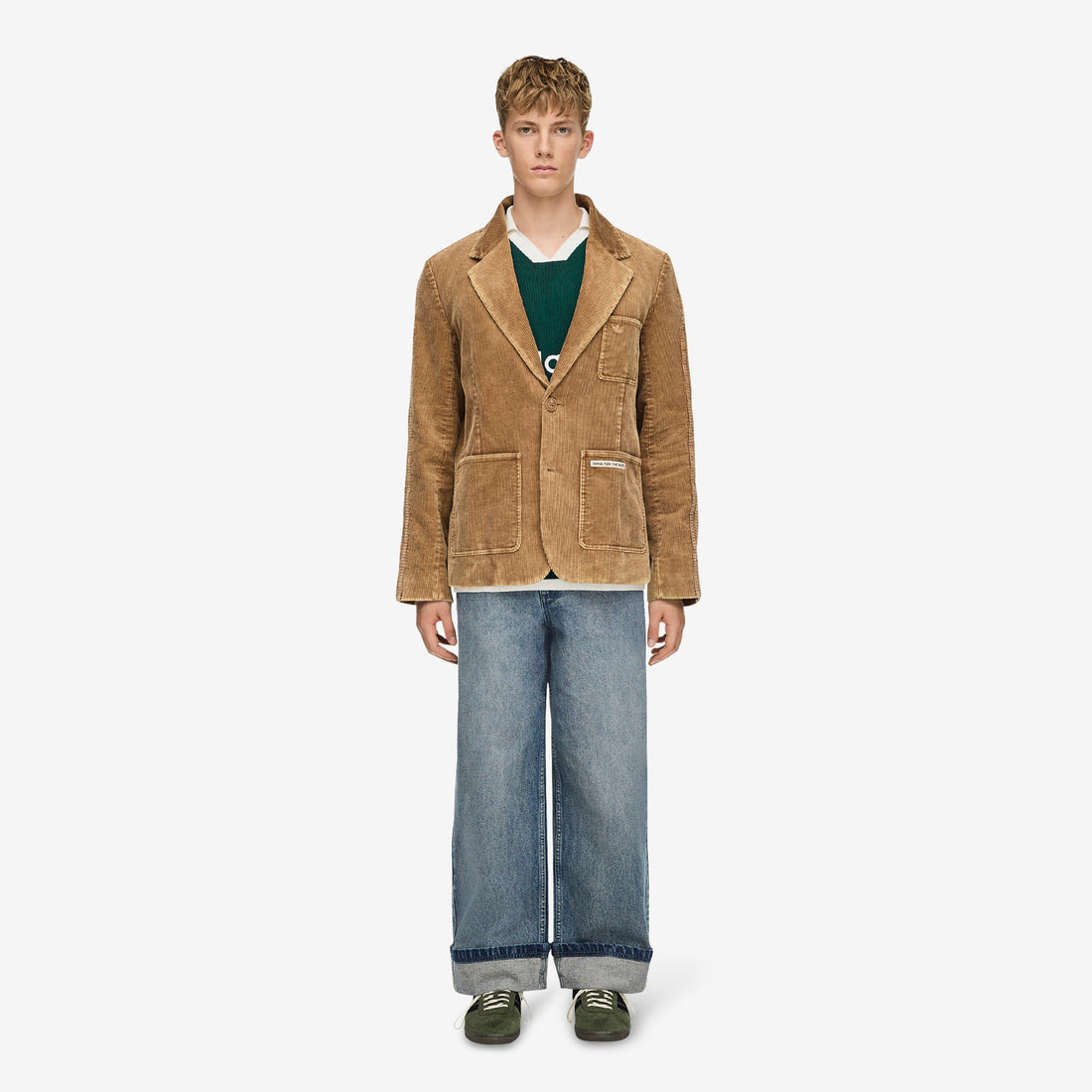 Song for the Mute x Adi008 Denim Pants Medium Blue Denim Pants