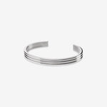 30g Polished Sterling Silver Godron Bracelet