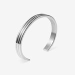 30g Polished Sterling Silver Godron Bracelet