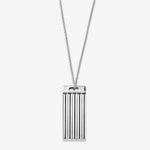 8g Polished Sterling Silver Godron Medal