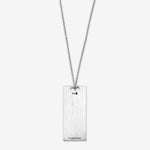 8g Polished Sterling Silver Godron Medal